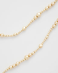 Chico's Jewelry Goldtone Long Beaded Necklace