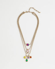 Chico's Jewelry Multi-Strand Gem Necklace