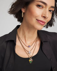Chico's Jewelry Multi-Strand Gem Necklace