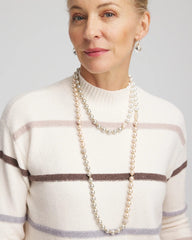 Chico's Jewelry Art Deco Beaded Necklace