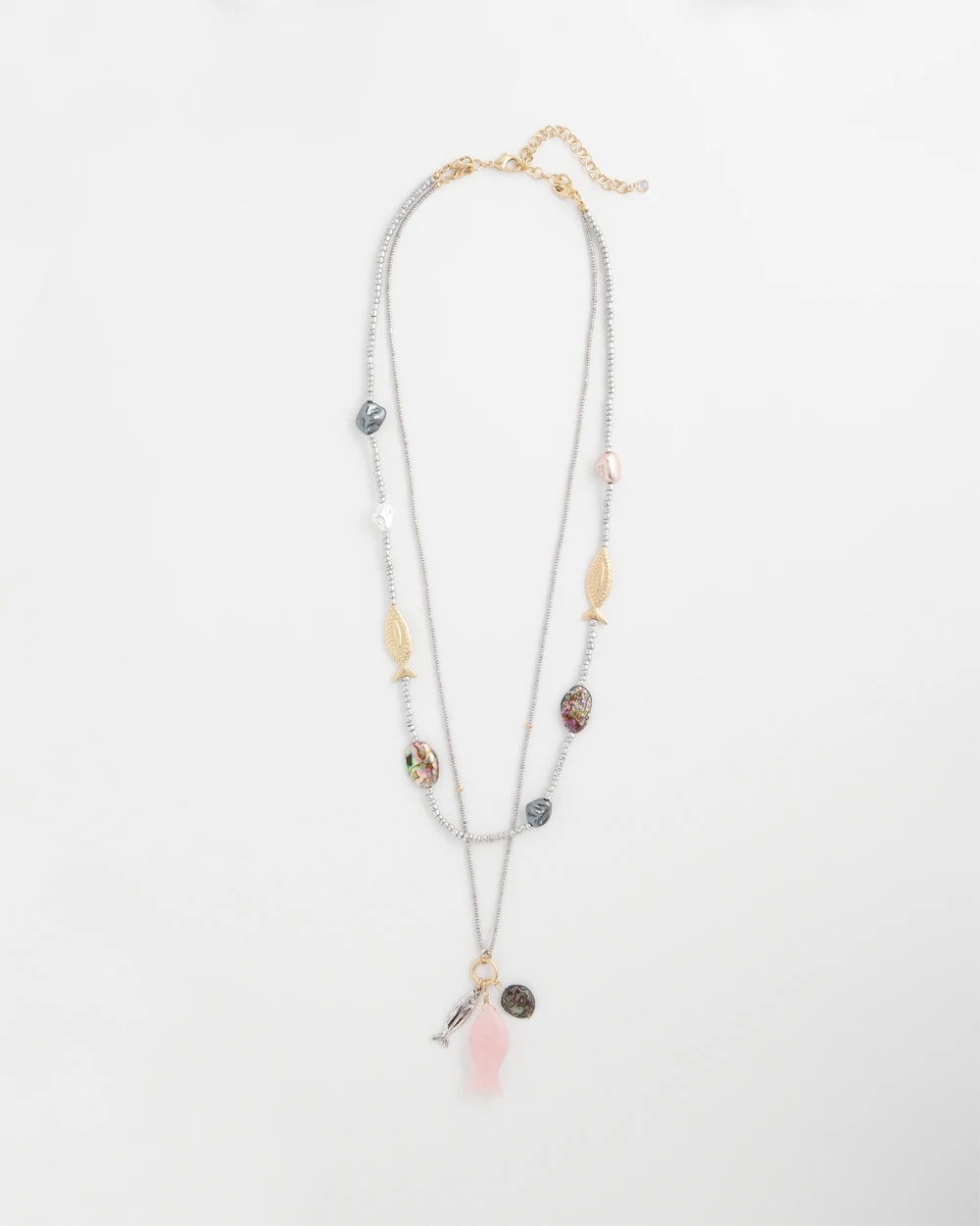 Chico's Jewelry Chico's Originals White Jade Ocean Necklace