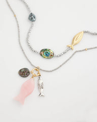 Chico's Jewelry Chico's Originals White Jade Ocean Necklace