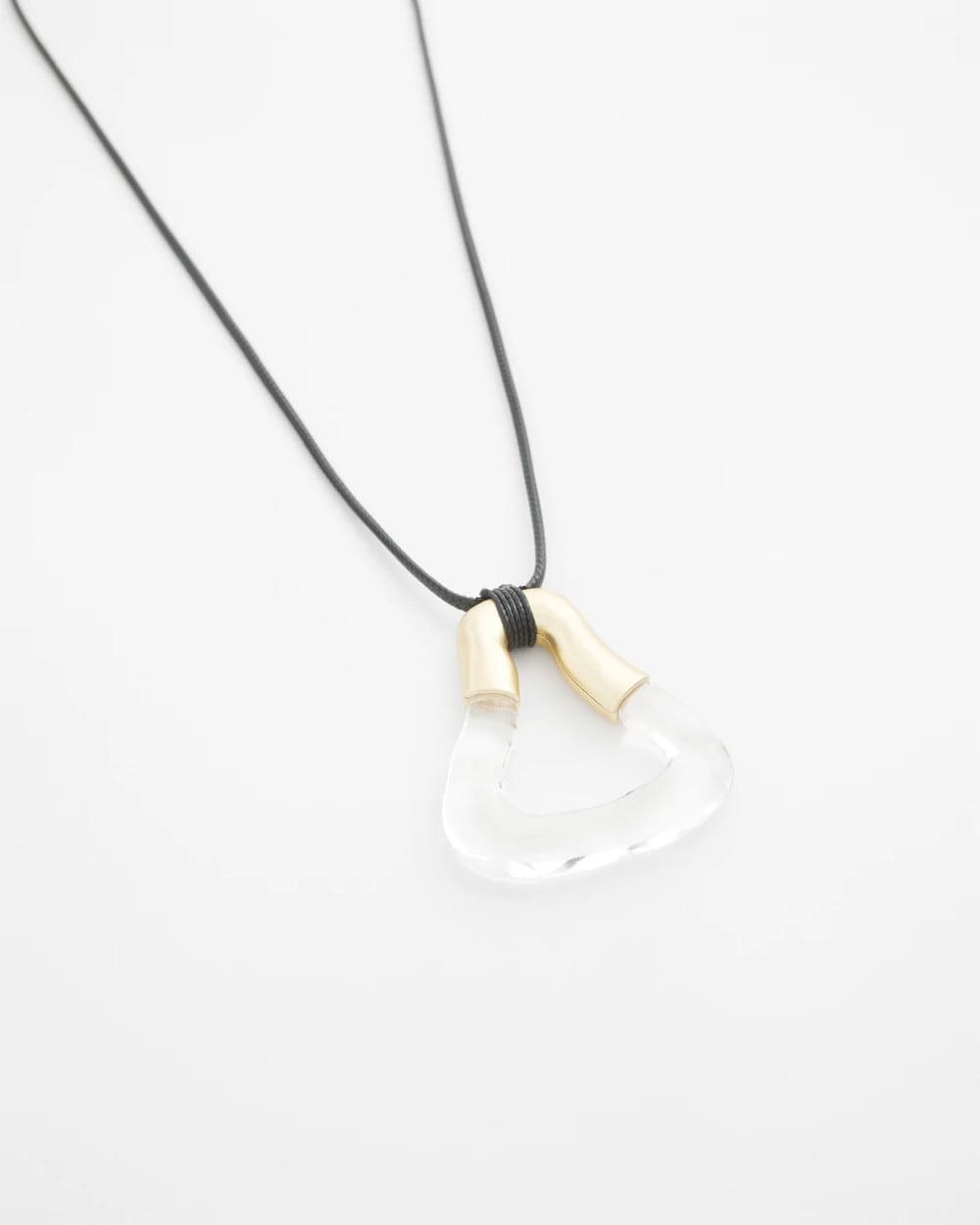 Chico's Jewelry Adjustable Lucite Pendant Necklace