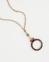 Chico's Jewelry Hand Monocle Pendant Necklace