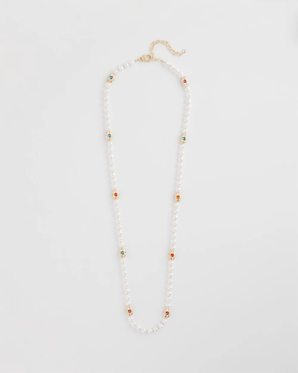 Chico's Jewelry Goldtone Faux Pearl Single-Strand Necklace