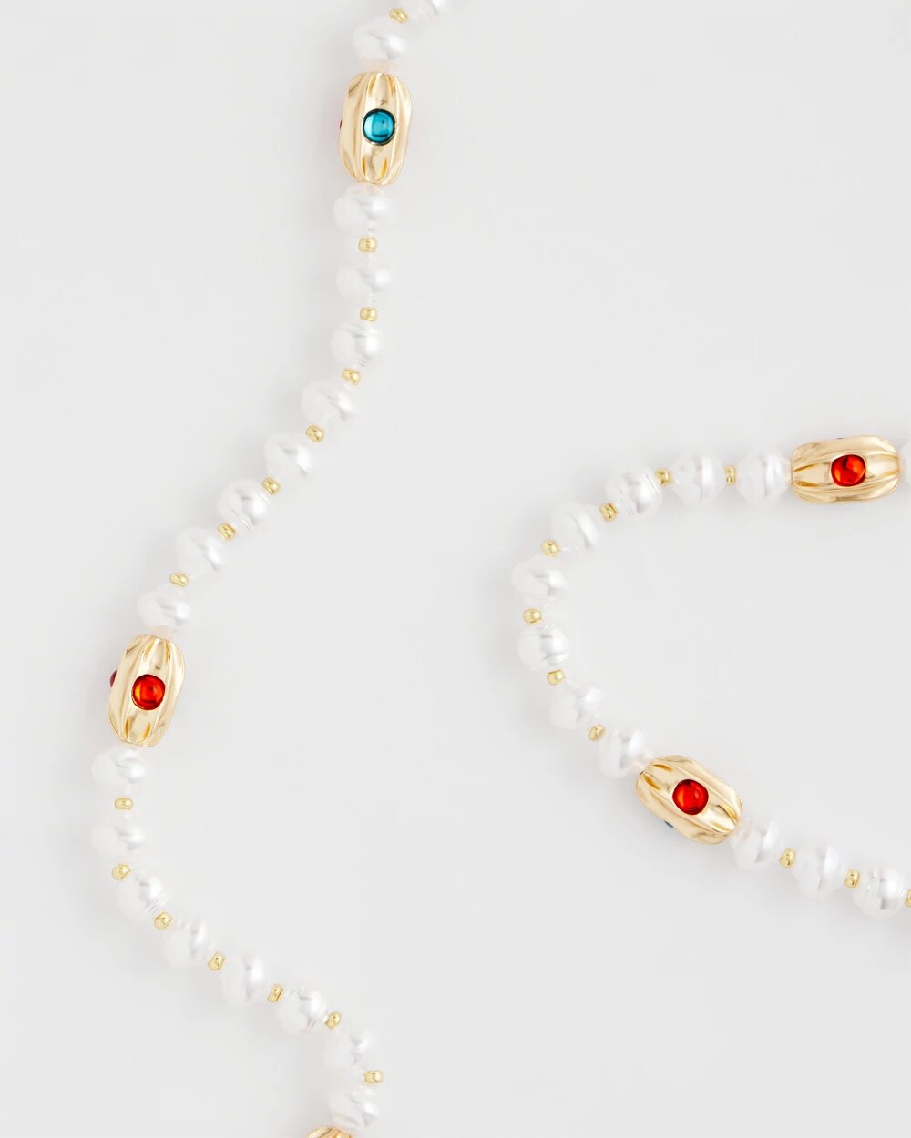 Chico's Jewelry Goldtone Faux Pearl Single-Strand Necklace