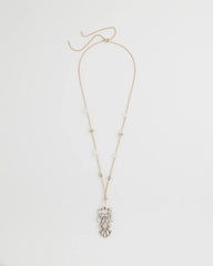 Chico's Jewelry Adjustable Opalescent Pendant Necklace