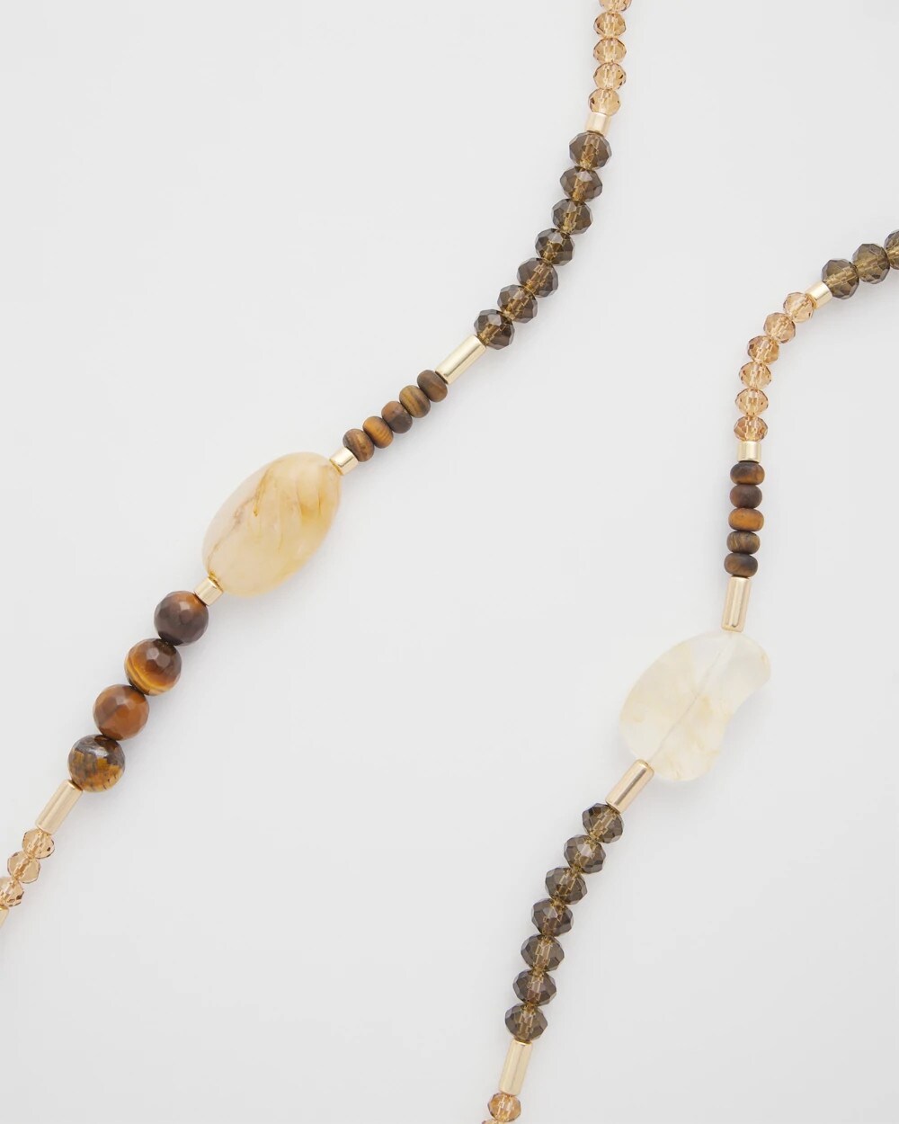 Chico's Jewelry Tiger's Eye Single-Strand Necklace