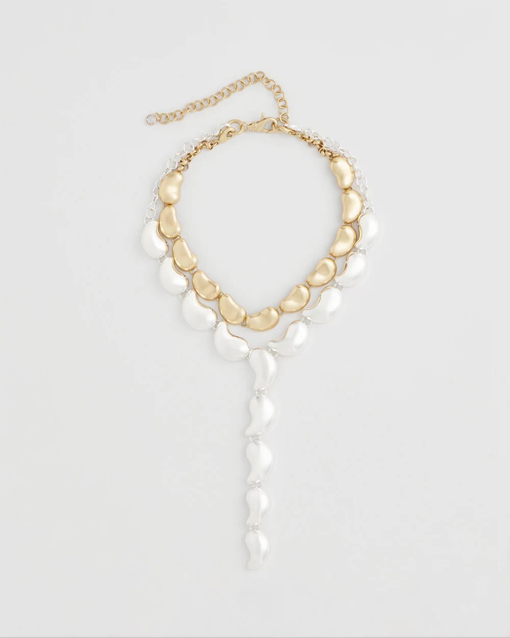 Chico's Jewelry Convertible Mixed-Metals Y-Necklace
