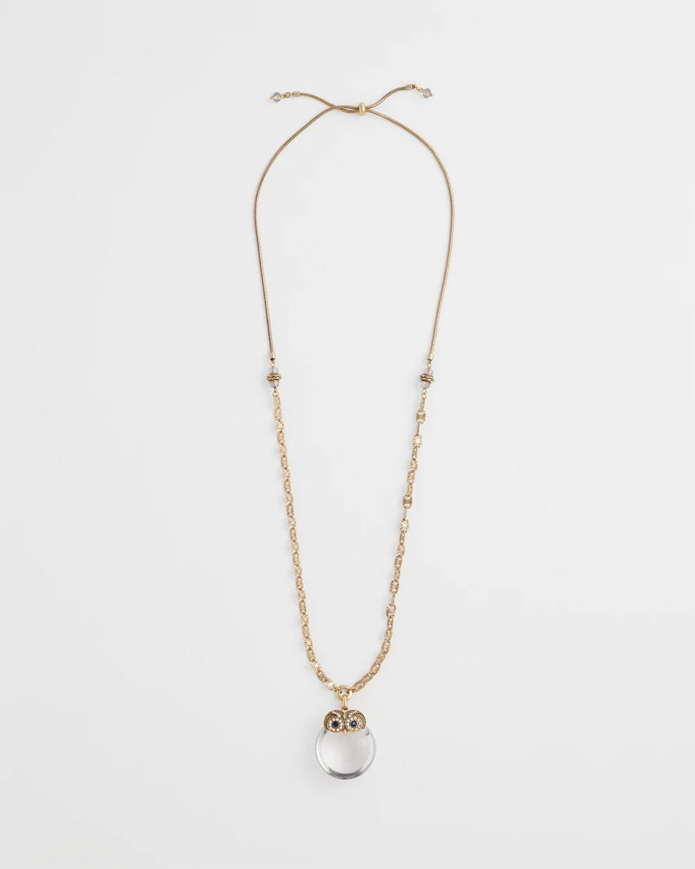 Chico's Jewelry Owl Pendant Necklace