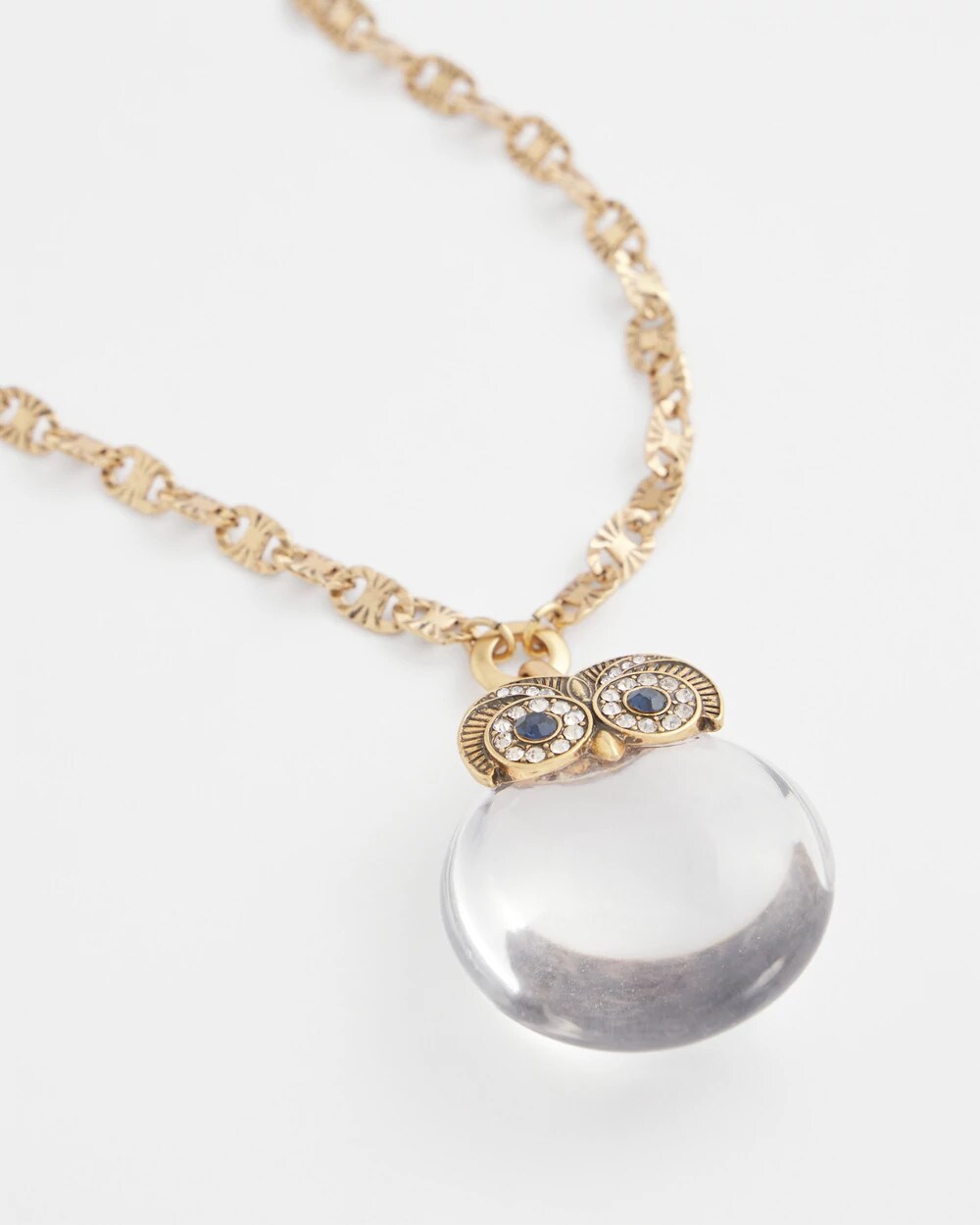 Chico's Jewelry Owl Pendant Necklace