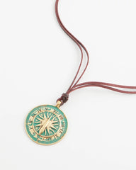 Chico's Jewelry Sundial Medallion Pendant
