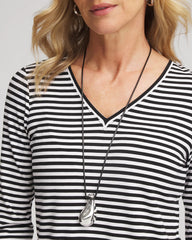 Chico's Jewelry Silvertone Adjustable Pendant Necklace