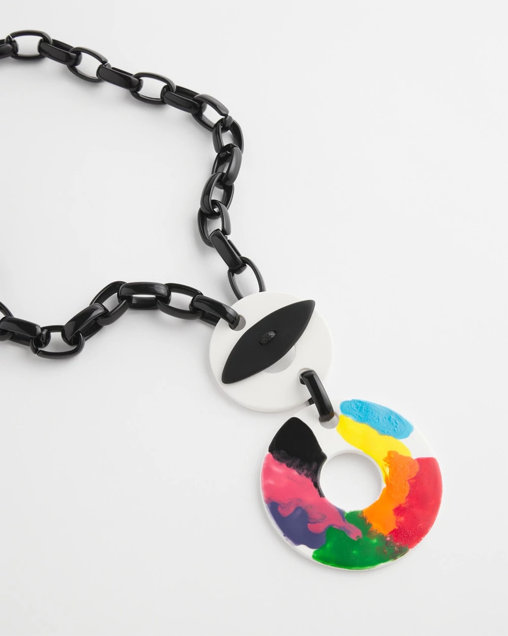 Chico's Jewelry SYLCA® x Chico's Multi-Color Chain Toggle Necklace