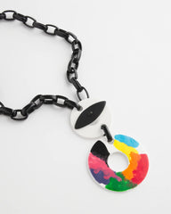 Chico's Jewelry SYLCA® x Chico's Multi-Color Chain Toggle Necklace