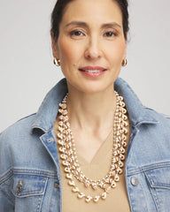 Chico's Jewelry Multi-Strand Shell Necklace