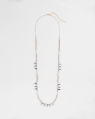 Chico's Jewelry Purple Beaded Single Strand Necklace