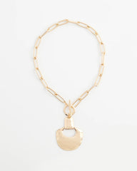 Chico's Jewelry Goldtone Toggle Pendant Necklace