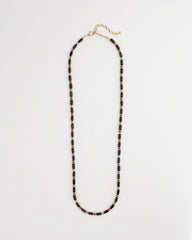 Chico's Jewelry Art Deco Bar Bead Long Necklace