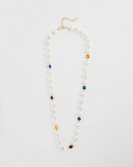 Chico's Jewelry Beaded Faux Pearl Single-Strand Necklace