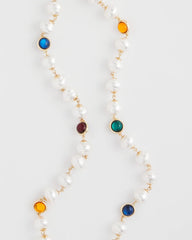 Chico's Jewelry Beaded Faux Pearl Single-Strand Necklace