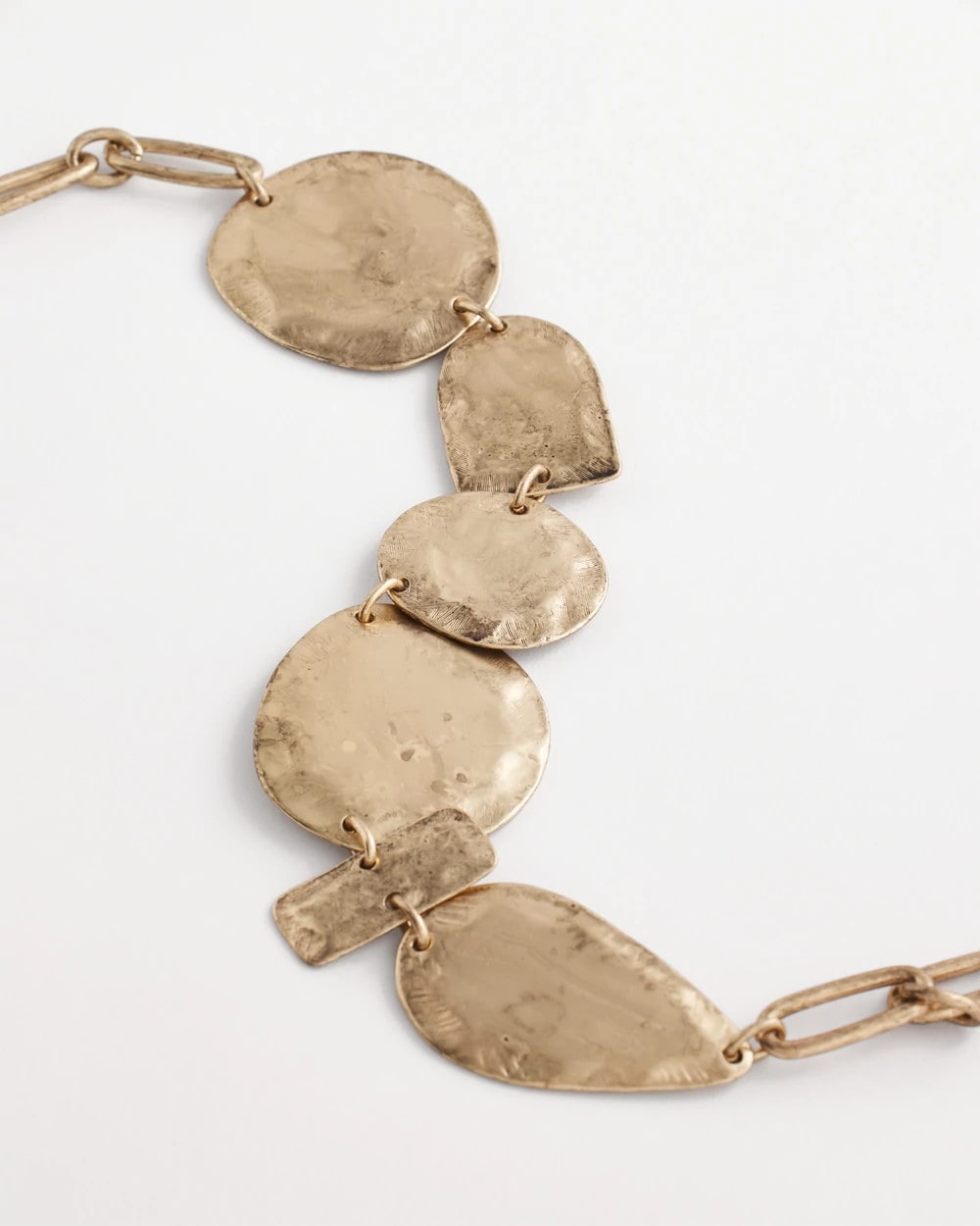 Chico's Jewelry Ash Gold Collection Link Chain Necklace