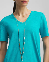 Chico's Jewelry Turquoise Bead Necklace