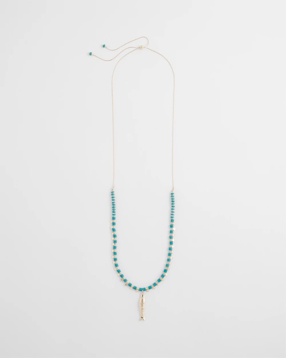 Chico's Jewelry Turquoise Bead Necklace