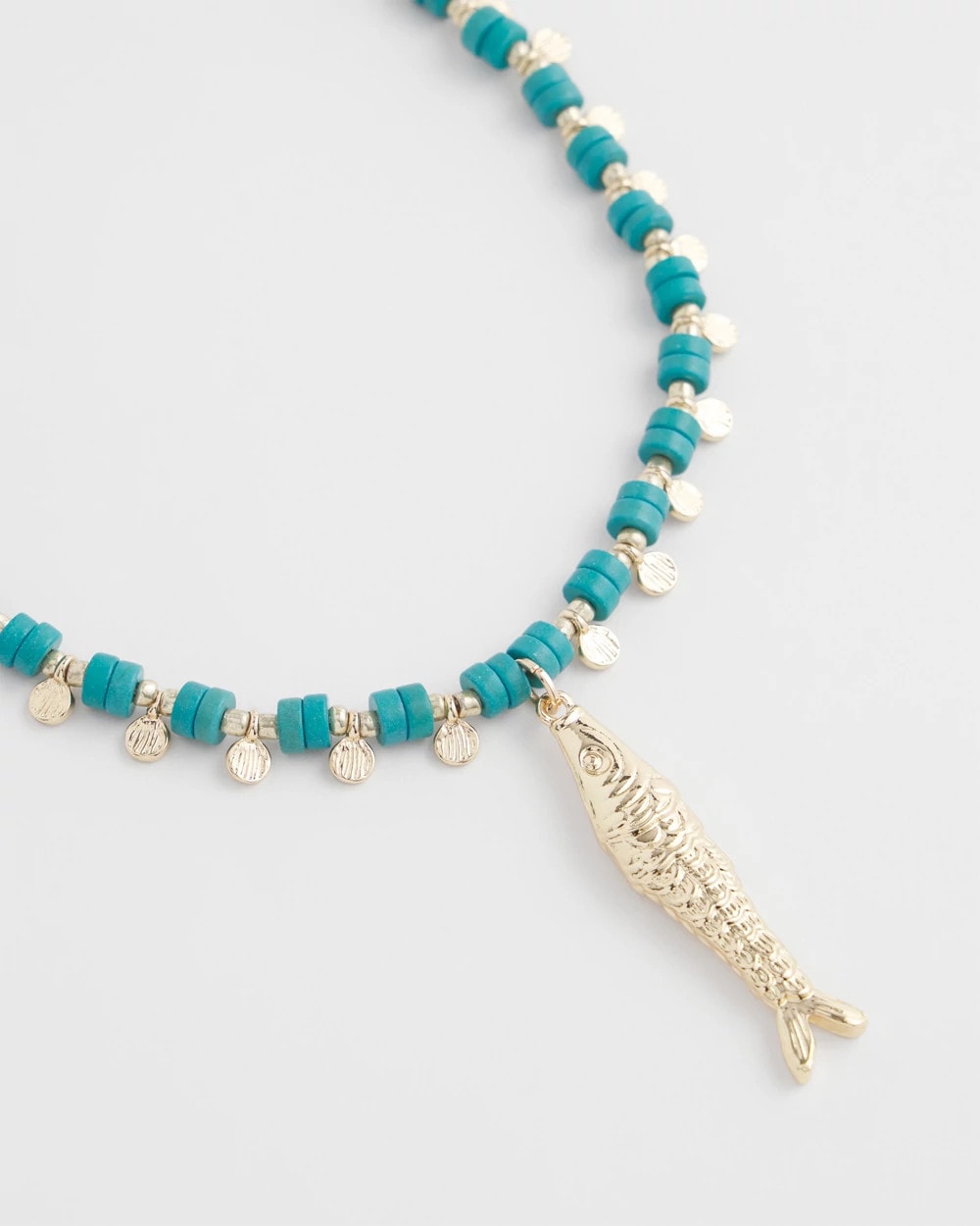 Chico's Jewelry Turquoise Bead Necklace