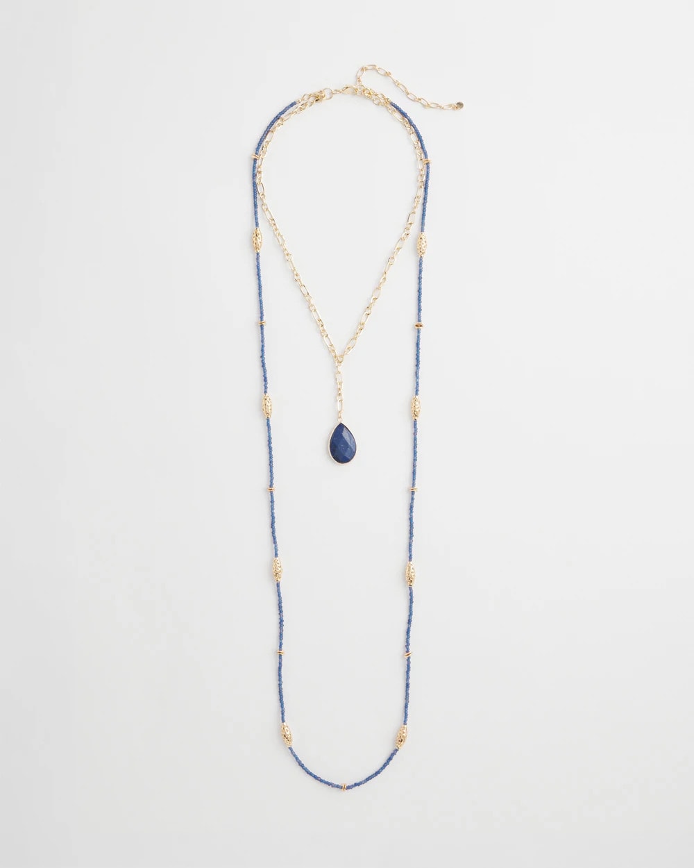 Chico's Jewelry Convertible Beaded Pendant Necklace