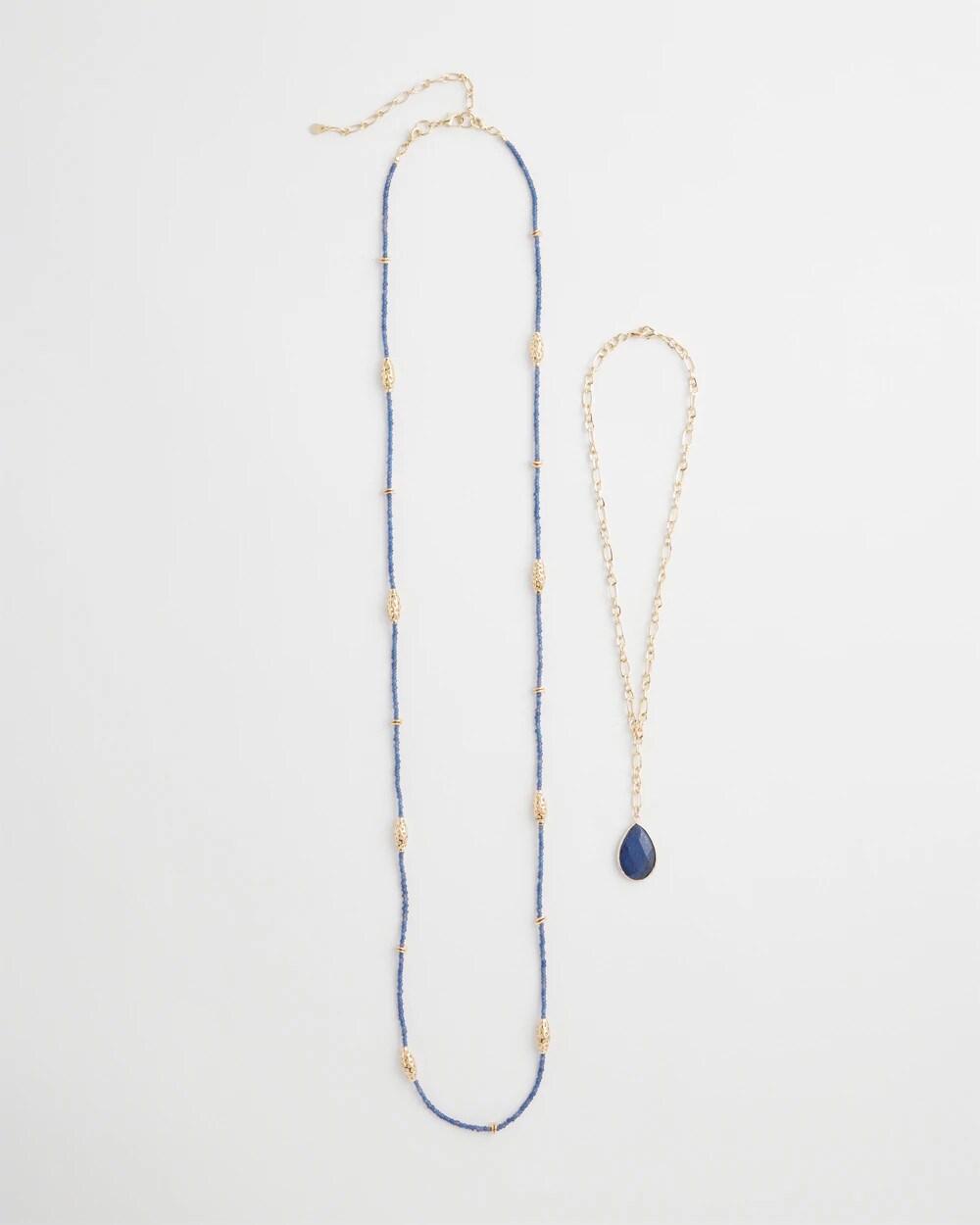 Chico's Jewelry Convertible Beaded Pendant Necklace