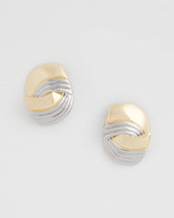 Chico's Jewelry Mixed Metal Stud Earrings