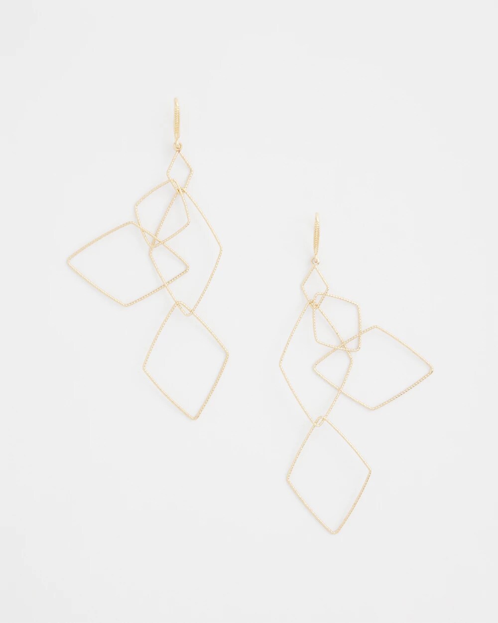 Chico's Jewelry Diamond Shaped Linear Earrings