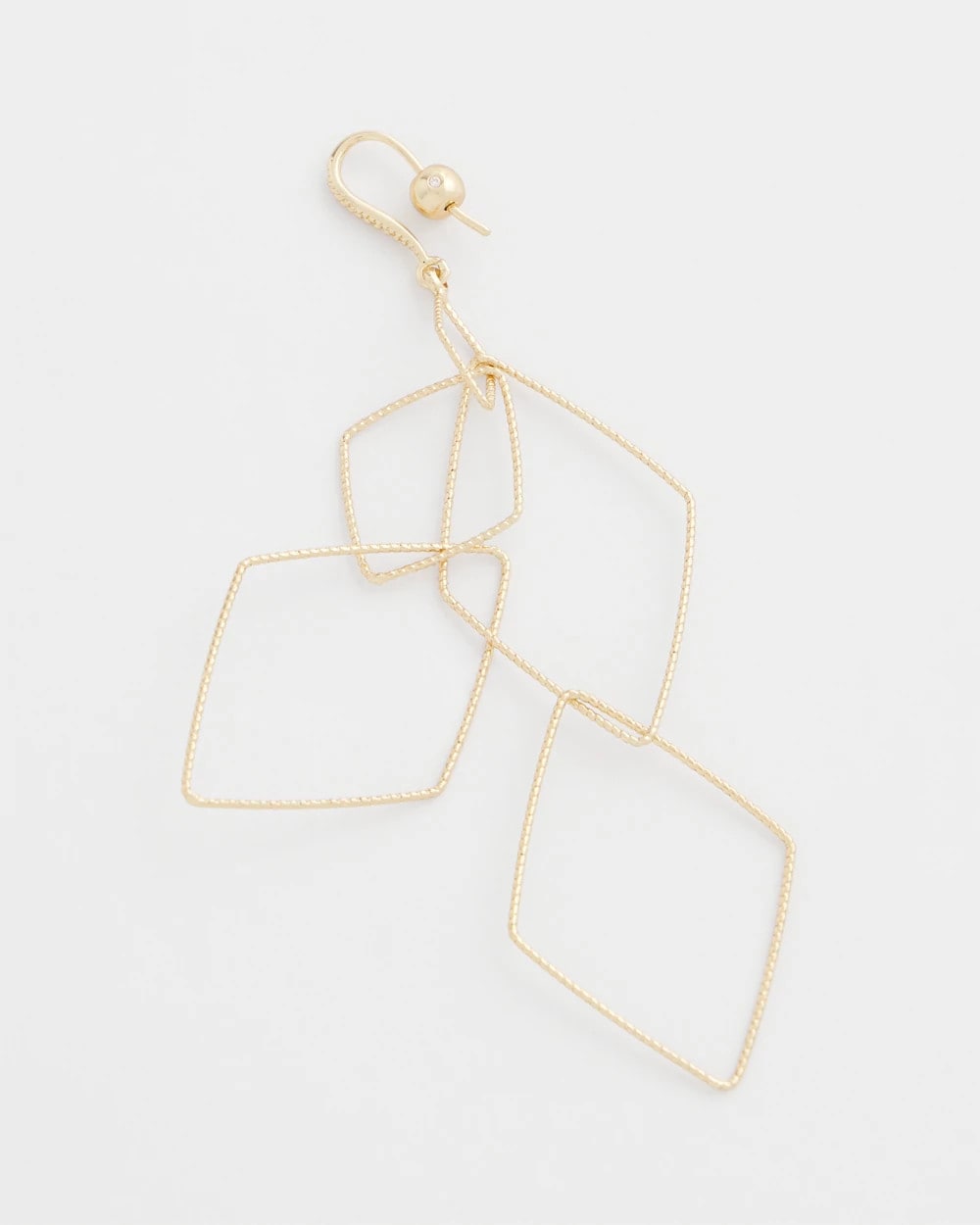 Chico's Jewelry Diamond Shaped Linear Earrings