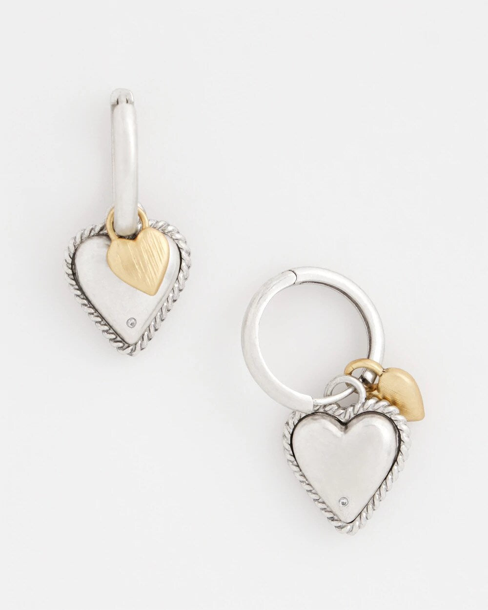 Chico's Jewelry Heart Charm Earrings