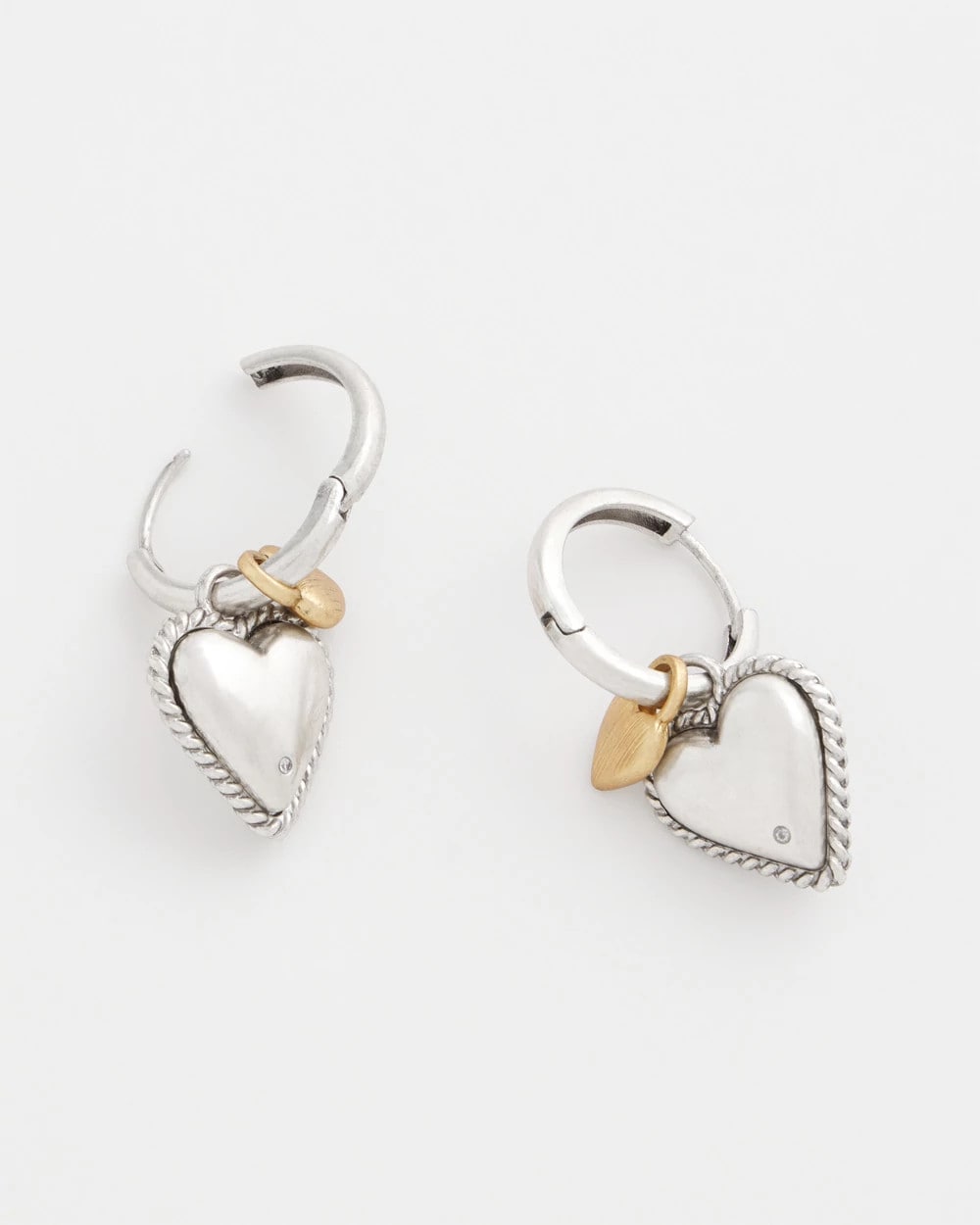 Chico's Jewelry Heart Charm Earrings