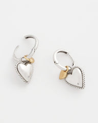 Chico's Jewelry Heart Charm Earrings