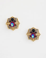 Chico's Jewelry Spider Web Glitz Earrings
