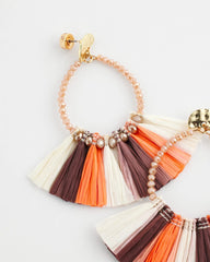 Chico's Jewelry No Droop® Raffia Seed Bead Earrings