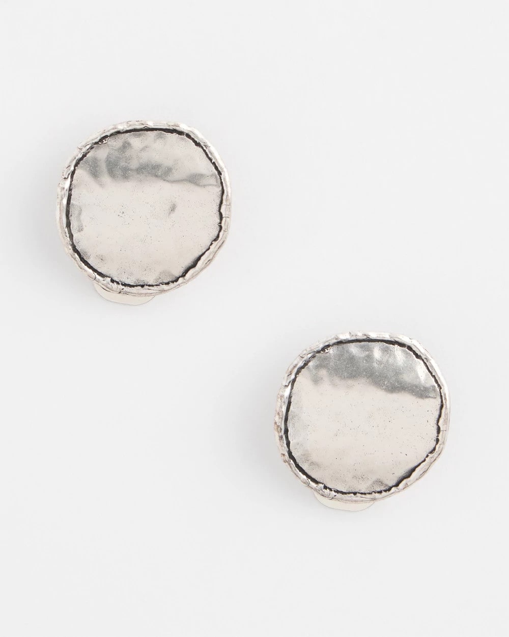 Chico's Jewelry No Droop™ Silver Tone Clip-On Earrings
