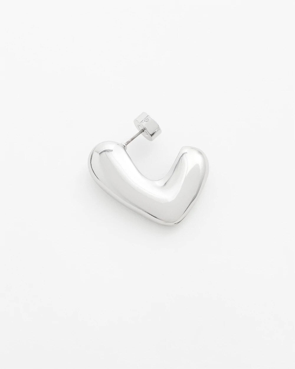 Chico's Jewelry No Droop® Silver Tone Mini Hoops