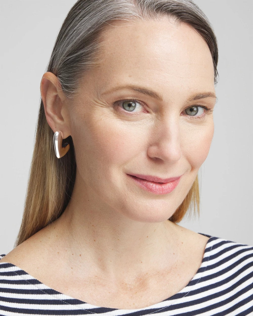 Chico's Jewelry No Droop® Silver Tone Mini Hoops