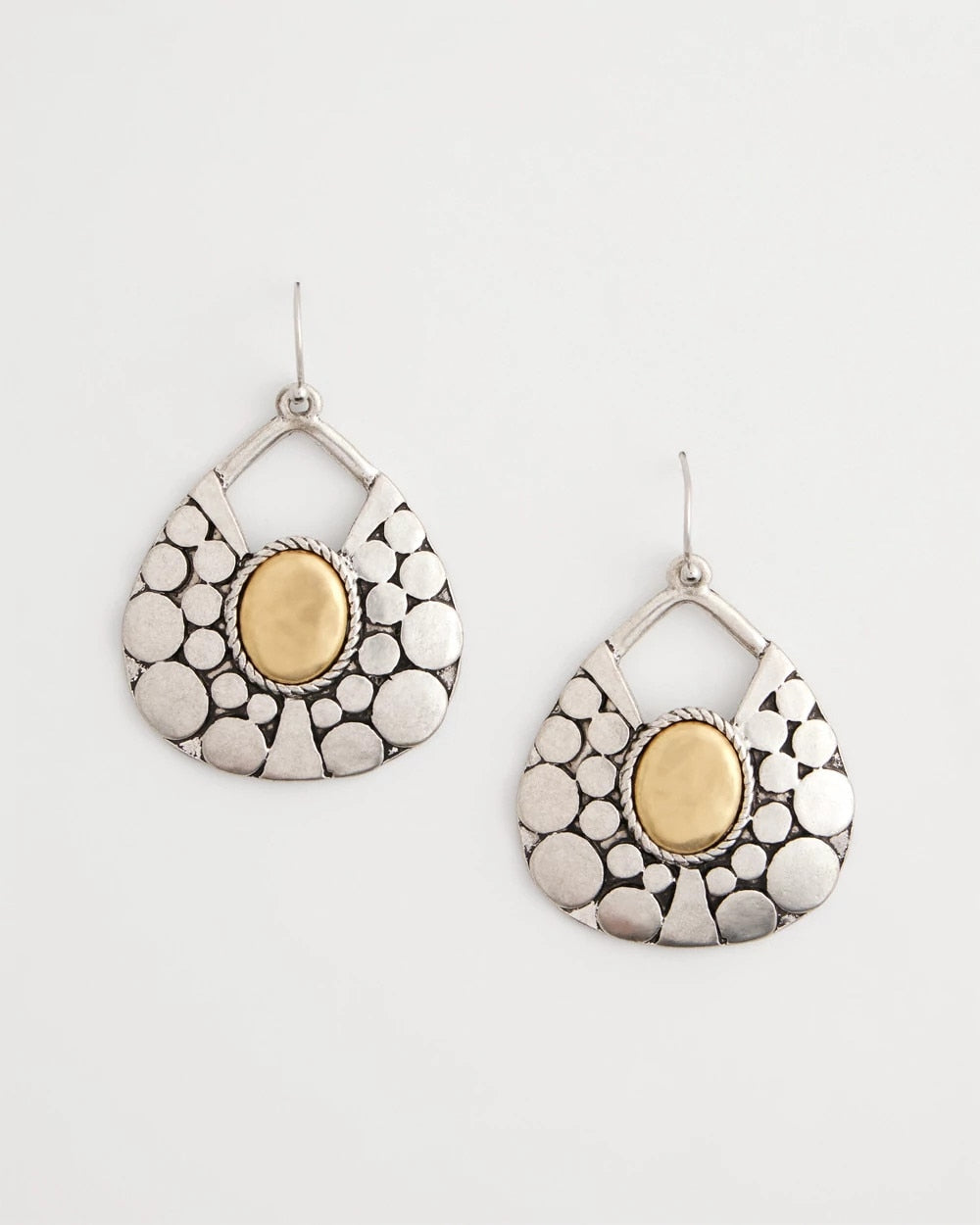 Chico's Jewelry Island Metal Drop Earrings