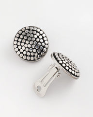 Chico's Jewelry No Droop® Round Silvertone Stud Earrings