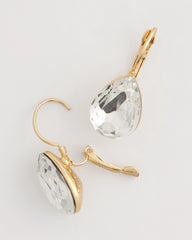 Chico's Jewelry Crystal Gem Teardrop Earrings