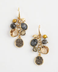 Chico's Jewelry Galaxy Cluster Drop Earrings