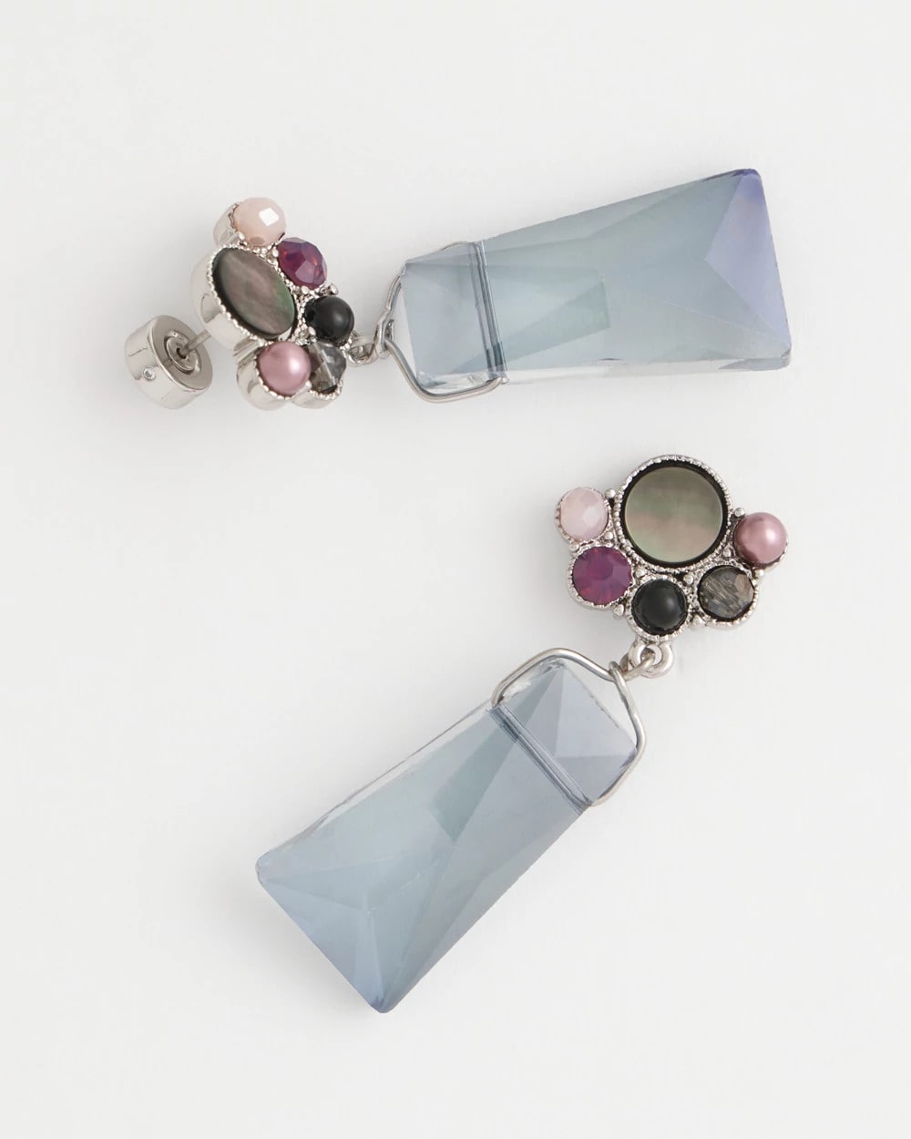 Chico's Jewelry Multi Faceted Drop Earrings