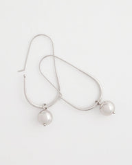 Chico's Jewelry Silver Bead Threader Earrings