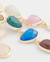 Chico's Jewelry No Droop® Rainbow Resin Drop Earrings
