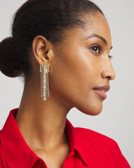 Chico's Jewelry Snake Chain Linear Earrings